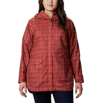 Columbia Ženske Jakne - Here And There Trench Plus Size Crvene | AMKT-13689